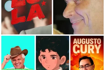 Montagem de jingles de candidatos.