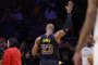 LOS ANGELES, CALIFORNIA - NOVEMBER 21: LeBron James #23 of the Los Angeles Lakers acknowledges cheers from the crowd after scoring his 39,000th career point during the first half against the Utah Jazz during an NBA In-Season Tournament game at Crypto.com Arena on November 21, 2023 in Los Angeles, California. NOTE TO USER: User expressly acknowledges and agrees that, by downloading and or using this photograph, User is consenting to the terms and conditions of the Getty Images License Agreement.   Kevork Djansezian/Getty Images/AFP (Photo by KEVORK DJANSEZIAN / GETTY IMAGES NORTH AMERICA / Getty Images via AFP)<!-- NICAID(15605068) -->