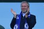 (FILES) In this file photo taken on May 21, 2017 Chelsea's Russian owner Roman Abramovich applauds, as players celebrate their league title win at the end of the Premier League football match between Chelsea and Sunderland at Stamford Bridge in London. - Chelsea have announced, February 26,  that Roman Abramovich will hand over control to the club's foundation trustees. (Photo by Ben STANSALL / AFP) / RESTRICTED TO EDITORIAL USE. No use with unauthorized audio, video, data, fixture lists, club/league logos or 'live' services. Online in-match use limited to 75 images, no video emulation. No use in betting, games or single club/league/player publications. / <!-- NICAID(15028163) -->