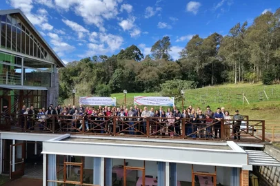 Encontro da família Veronese em Otávio Rocha, no Casarão dos Veronese.<!-- NICAID(16365413) -->