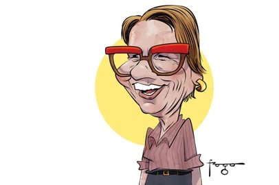 Caricatura da Ministra da Agricultura Tereza Cristina, feita por Gilmar Fraga, para ilustrar a seção Frases da Semana, publicada na superedição de Zero Hora de 15 e 16 de janeiro de 2022. VERSÃO ONLINE.<!-- NICAID(14990274) -->