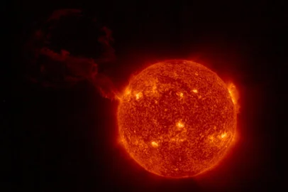 A Nasa e a Esa registraram a maior erupção solar<!-- NICAID(15024195) -->
