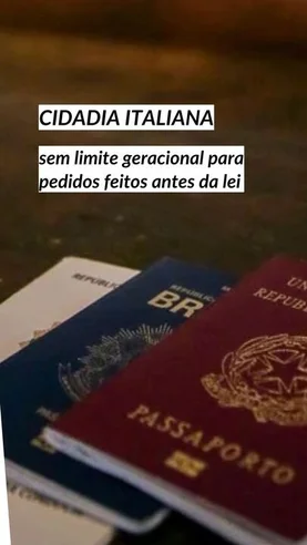Cidadania italiana: pedidos feitos antes de março de 2025 continua com direito sem limite de gerações!