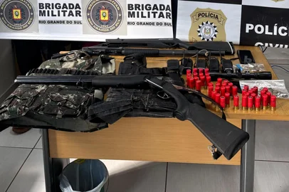 Dois homens são presos suspeita de associação criminosa armada em reserva indígena no norte do Estado<!-- NICAID(16055880) -->