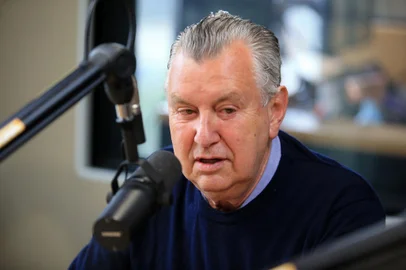 Porto Alegre, RS, Brasil, 21/09/2022 - Candidato ao governo do RS, Luis Carlos Heinze (PP) no programa Gaúcha Atualidade - Fotos: Ronaldo Bernardi/Agência RBS<!-- NICAID(15212433) -->