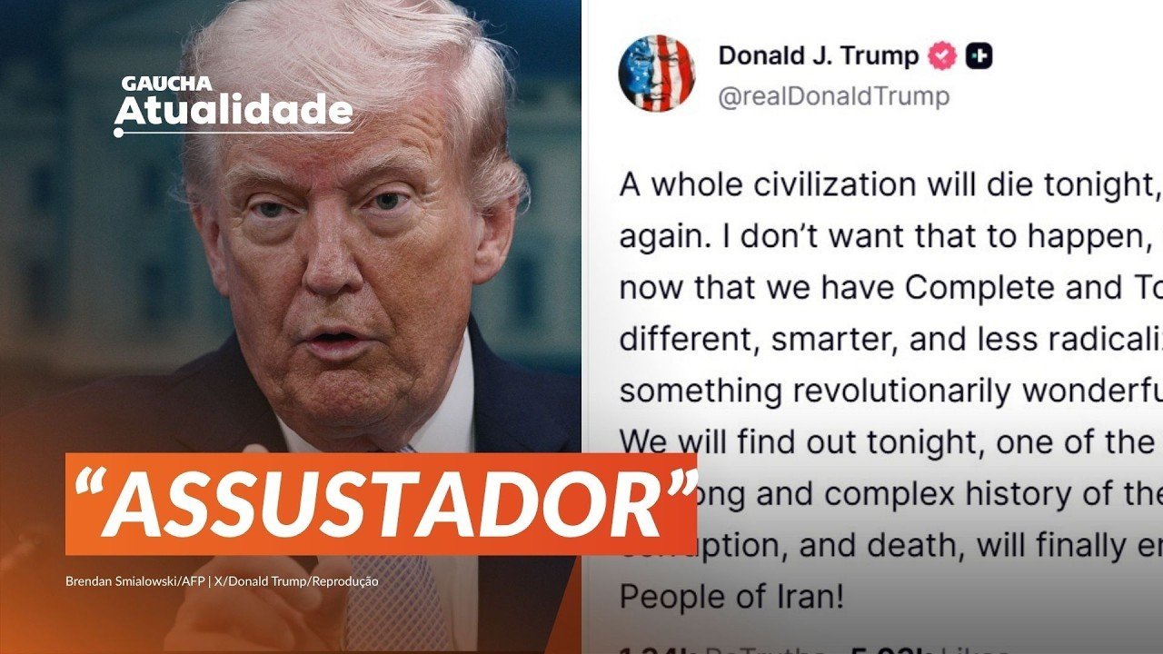 "UMA CIVILIZA&Ccedil;&Atilde;O INTEIRA MORRER&Aacute; ESTA NOITE": Donald Trump faz NOVA AMEA&Ccedil;A ao IR&Atilde;