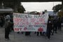 23/08/2021 - PORTO ALEGRE, RS - Protesto contra a desestatização da Carris ocorre na manhã desta segunda-feira (23) em frente a sede da companhia de ônibus. FOTO: Ronaldo Bernardi / Agência RBS<!-- NICAID(14869614) -->