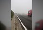 Neblina causa engavetamento com 12 veículos na BR-101, em Santa Catarina