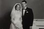 Bodas de vinho do casal Serenita Adami Giazzon, 96 anos, e Dionysio Giazzon, 94 anos. Eles casaram em 29 de novembro de 1952, em Caxias do Sul. Na foto, os noivos Serenita Adami Giazzon e Dionysio Giazzon no Studio Geremia em 29 de novembro de 1952.<!-- NICAID(15278819) -->