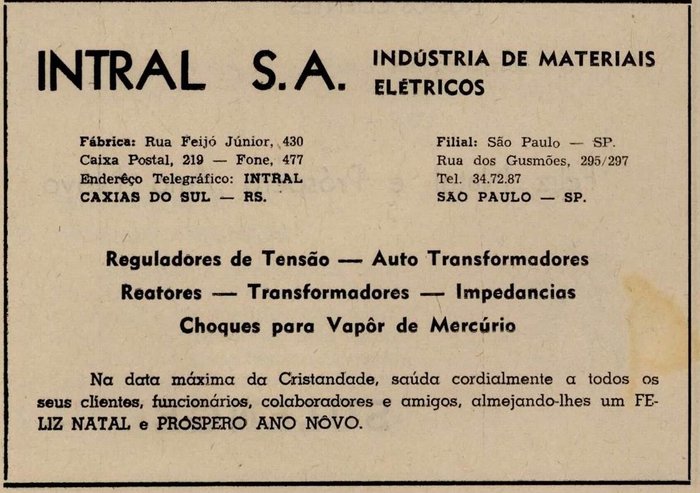 Acervo Intral / divulgação