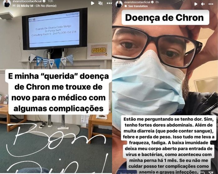@evaristocostaoficial / Instagram / Reprodução @evaristocostaoficial / Instagram / Reprodução