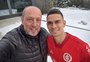 Presidente do Inter publica foto com Borré: "Vai jogar com um elenco muito forte"