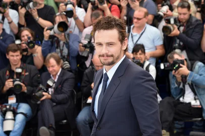 US director and actor James Franco poses on May 20, 2013 during a photocall for the film "As I Lay Dying" presented in the Un Certain Regard section at the 66th edition of the Cannes Film Festival in Cannes. Cannes, one of the world's top film festivals, opened on May 15 and will climax on May 26 with awards selected by a jury headed this year by Hollywood legend Steven Spielberg. AFP PHOTO / ALBERTO PIZZOLI<!-- NICAID(9396291) -->