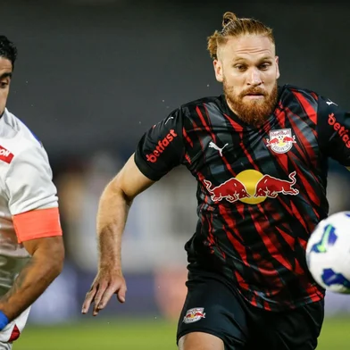 Bragança Paulista/SP; Brasil; 26/11/2025; Estádio Municipal Cícero de Souza Marques; Campeonato Brasileiro; Red Bull Bragantino x Fortaleza; Na foto, Isidro Pitta; Foto de Ari Ferreira/Red Bull Bragantino.<!-- NICAID(16175199) -->