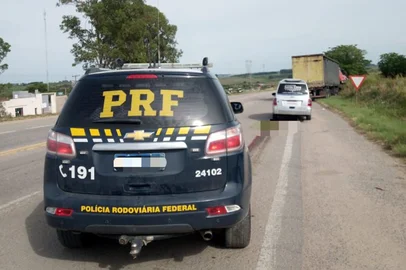 Divulgação / Polícia Rodoviária Federal Motorista morre atropelado pelo próprio caminhão na BR-293, em Pinheiro Machado