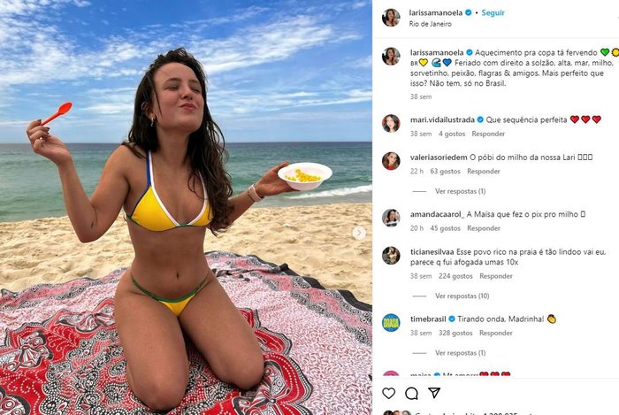 Instagram @larissamanoela / Reprodução