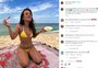 Foto de Larissa Manoela comendo milho na praia viraliza após entrevista da atriz ao "Fantástico"