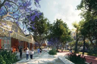 Imagem ilustrativa conceitual do projeto de revitalização do Cais Mauá, desenvolvido em parceria com o escritório escandinavo Mandaworks.<!-- NICAID(15690193) -->