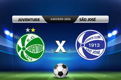 Arte Pioneiro / Reprodução Juventude x São José pelas quartas de final do Gauchão 2026<!-- NICAID(16218051) -->