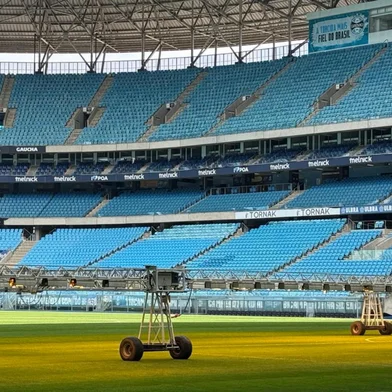 Gramado da Arena do Grêmio receberá mais investimento. Foto: Jocimar Farina/Agência RBS<!-- NICAID(16093929) -->