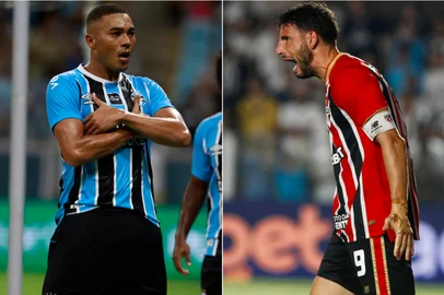 Montagem sobre fotos / Jeff Botega,Agência RBS e São Paulo,Divulgação carlos vinicius e calleri<!-- NICAID(16223006) -->