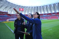 PORTO ALEGRE,RS,BRASIL.2025,05,1.Menbros da FIFA realiza visita ténica no Beira Rio.(RONALDO BERNARDI/AGENCIA RBS).<!-- NICAID(16034836) -->