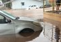 Chuva e granizo causam estragos e alagamentos no norte do RS