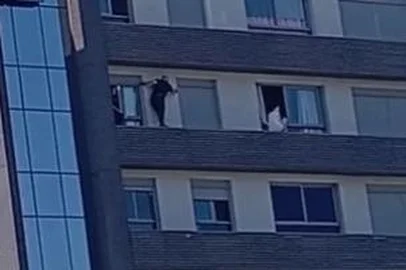 "Tenho uma vida para salvar": policiais evitam queda de mulher em surto no 12º andar; veja vídeo<!-- NICAID(16237180) -->
