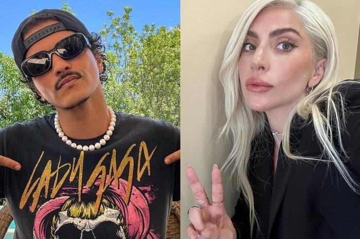@brunomars @ladygaga Instagram / Reprodução