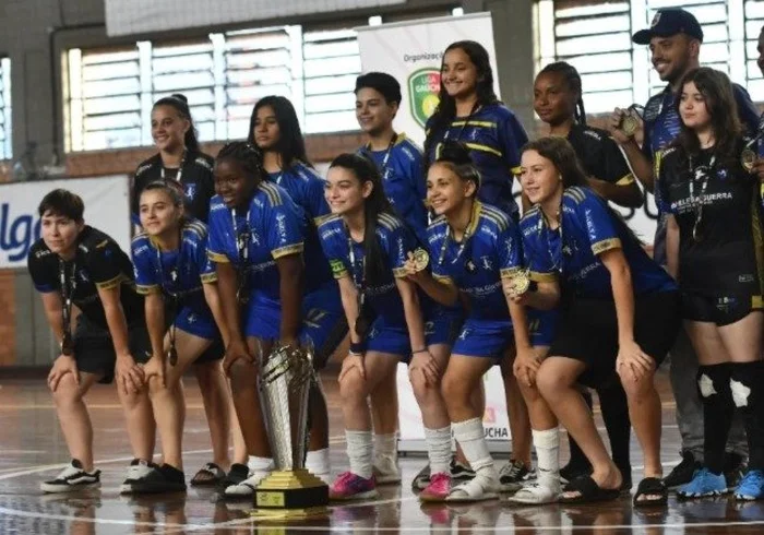 Divulgação Cristal Futsal Feminino