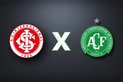 futebol, inter, chapecoense, escudos