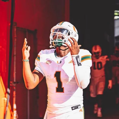 Cam Ward, quarterback de Miami<!-- NICAID(16017346) -->