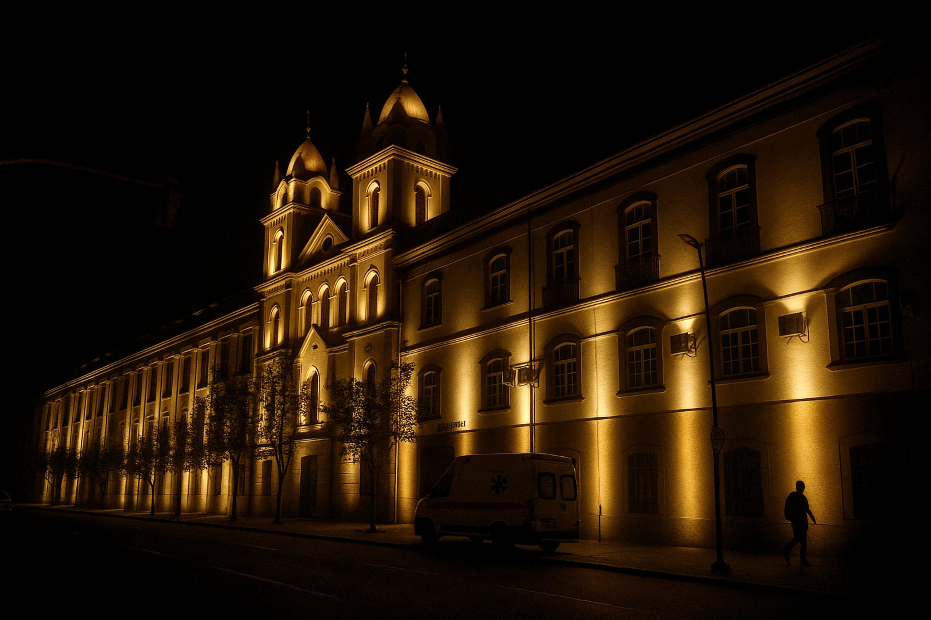 Hospital mais antigo do RS ter&aacute; fachada restaurada e ganhar&aacute; ilumina&ccedil;&atilde;o c&ecirc;nica; veja imagens