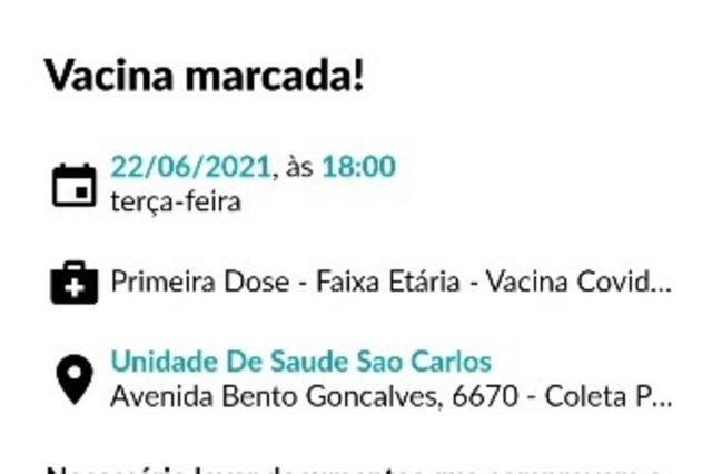 Porto Alegre registra poucos horários disponíveis para vacinação nos próximos dias<!-- NICAID(14815733) -->
