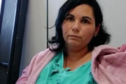 Thais Hipólito, técnica de enfermagem, sobrevivente a ataque com nove facadas do ex-marido.<!-- NICAID(14786325) -->