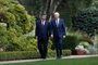 US President Joe Biden (R) and Chinese President Xi Jinping walk together after a meeting during the Asia-Pacific Economic Cooperation (APEC) Leaders' week in Woodside, California on November 15, 2023. Biden and Xi will try to prevent the superpowers' rivalry spilling into conflict when they meet for the first time in a year at a high-stakes summit in San Francisco on Wednesday. With tensions soaring over issues including Taiwan, sanctions and trade, the leaders of the world's largest economies are expected to hold at least three hours of talks at the Filoli country estate on the city's outskirts. (Photo by Brendan Smialowski / AFP)<!-- NICAID(15599054) -->