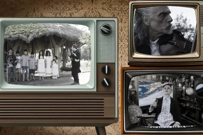 Sbornia em Revista - Hique e Simone com tribo guarani<!-- NICAID(15951154) -->