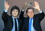 Opositor de Maduro, Edmundo González se encontra com Javier Milei em Buenos Aires