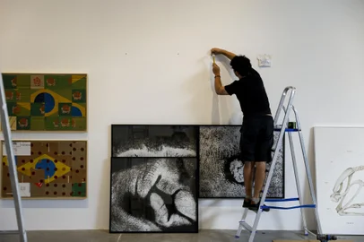 PORTO ALEGRE, RS, BRASIL, 08.01.2025: Ocre Galeria reabre no 4º Distrito. Foto: Camila Hermes/Agencia RB<!-- NICAID(15950321) -->