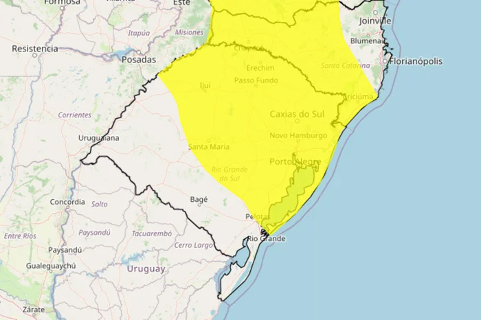 Instituto Nacional de Meteorologia (Inmet) / Reprodução