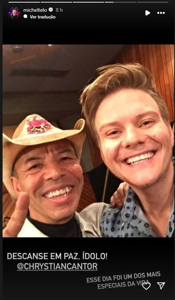 Reprodução / @micheltelo / Instagram