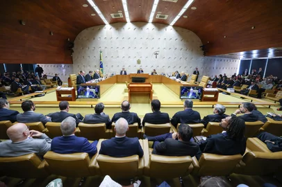 BRASÍLIA, DF, BRASIL - 03/04/2025 - Sessão plenária do STF discute a ADPF das Favelas<!-- NICAID(16009970) -->