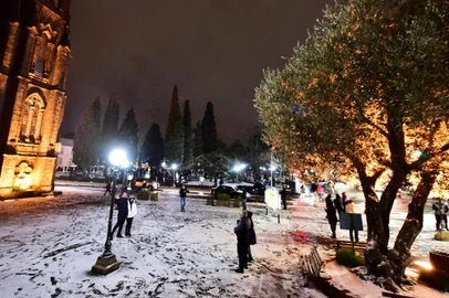 Vacaria,RS, BRASIL,  29/07/2021-  Neve em Vacaria. Foto:Artur Alexandre  / Arquivo PessoalIndexador: Artur Alexandre<!-- NICAID(14847797) -->