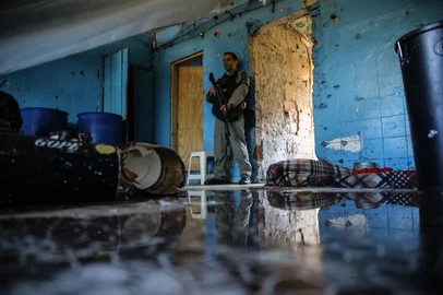 PORTO ALEGRE, RS, BRASIL - 2023.07.06 - Fotos do Pavilhão A, do Presídio Central, desativado e que aguarda demolição para a construção de novos módulos que abrigarão detentos. (Foto: André Ávila/ Agência RBS)Indexador: Andre Avila<!-- NICAID(15479922) -->