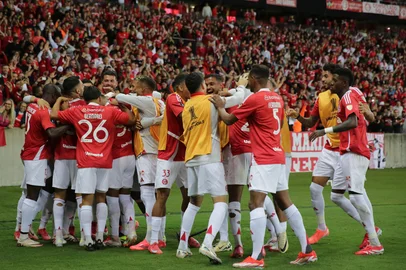 Porto Alegre, RS, Brasil, 10/04/2025 - SC Internacional vs Atlético Nacional de Medellín-COL, no estádio Beira-Rio, em Porto Alegre - Foto: Jefferson Botega/Agência RBSIndexador: Jeff Botega<!-- NICAID(16014739) -->