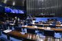 Plenário do Senado Federal durante sessão deliberativa ordinária.Na pauta, o PL 1.459/2022, que modifica regras de aprovação e comercialização de agrotóxicos.Em discurso, à tribuna, senador Rogerio Marinho (PL-RN).Mesa:senador Oriovisto Guimarães (Podemos-PR);presidente em exercício do Senado Federal, senador Veneziano Vital do Rêgo (MDB-PB);secretário-geral adjunto da Mesa do Senado Federal, Ivan Furlan Falconi.Foto: Jefferson Rudy/Agência Senado<!-- NICAID(15611121) -->