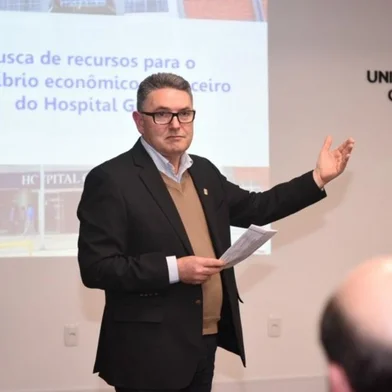 José Quadros dos Santos, presidente da Fundação Universidade de Caxias do Sul (FUCS).<!-- NICAID(15416942) -->