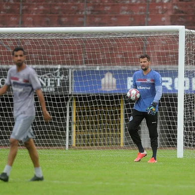 CAXIAS DO SUL, RS, BRASIL, 13/10/2021 - Treino do Caxias. NA FOTO: goleiro Marcelo Pitol. (Marcelo Casagrande/Agência RBS)<!-- NICAID(14914216) -->