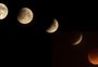 Veja fotos do eclipse lunar pelo mundo