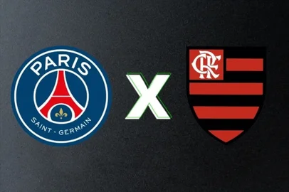 Arte ZH PSG x Flamengo